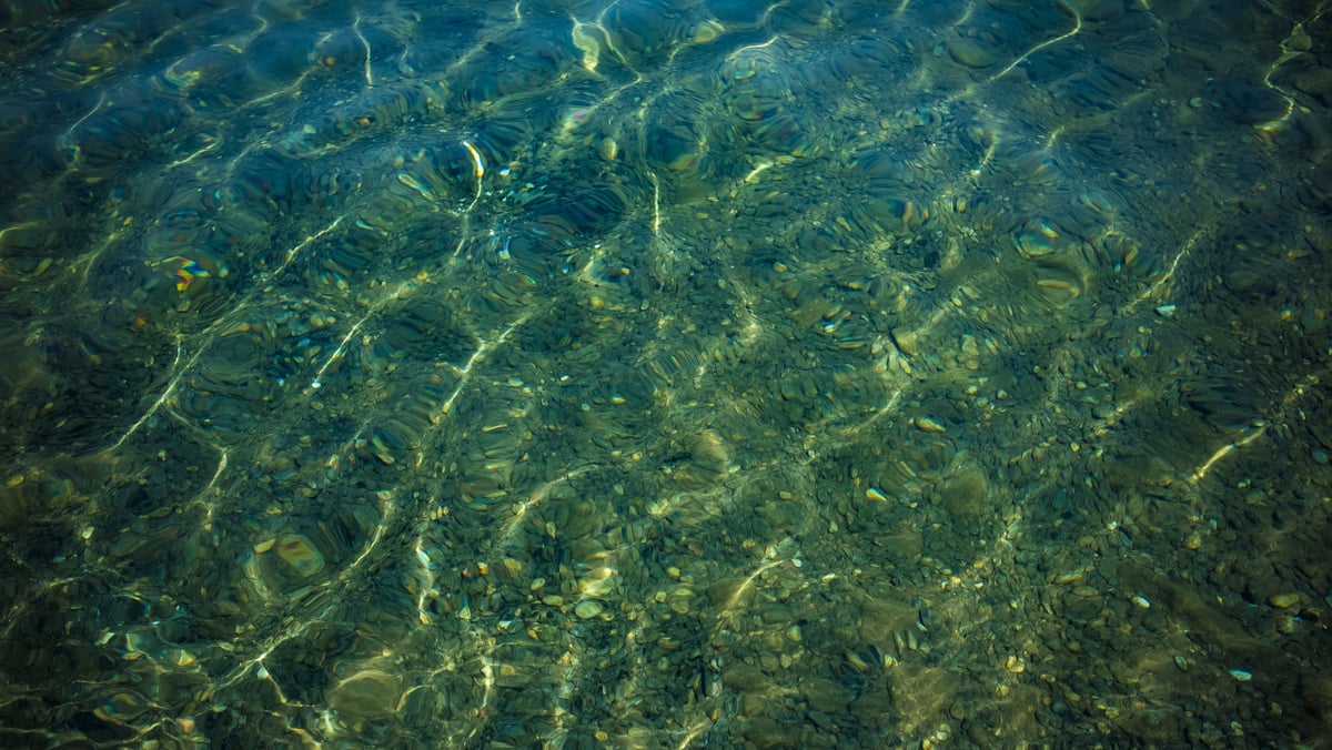 Creative turquoise green sea background image